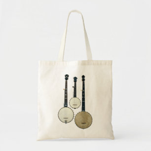 3 Banjos Tote Bag
