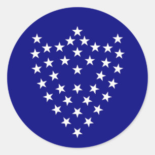 3" Battle Flag sticker