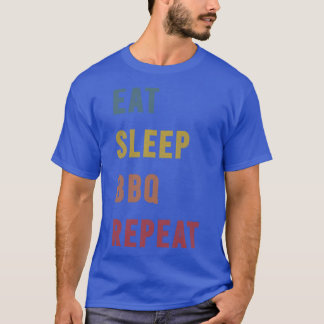 3 bbq gift Eat Sleep BBQ Repeat T-Shirt
