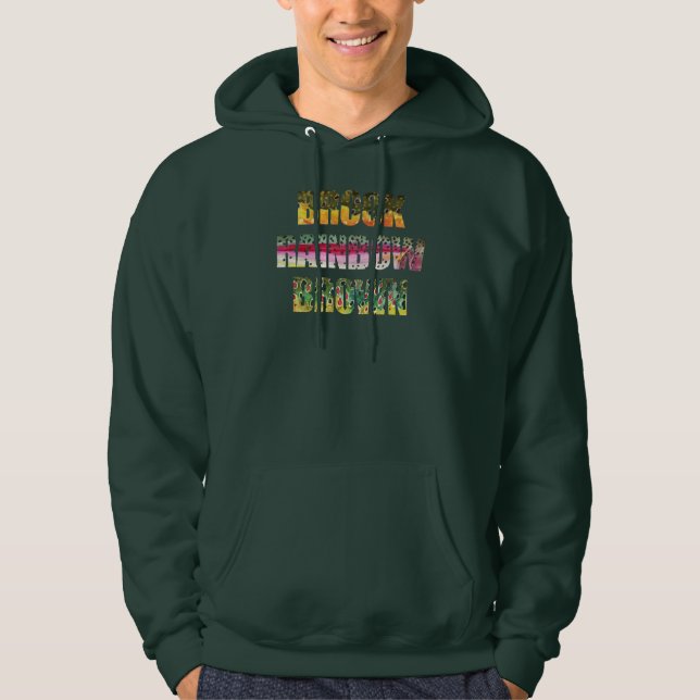 3 Beautiful Trout Skins Hoodie (Front)