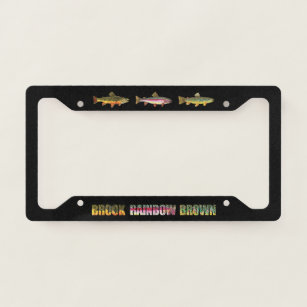 Fish Licence Plate Frames & Covers