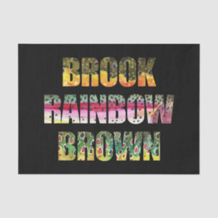 3 Beautiful Trout Skins Tissue Paper