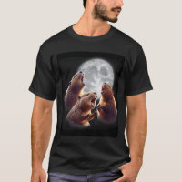 3 Beaver Howling At The Moon, Beaver Lover Rodent