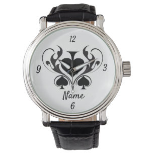 3 Black Spades Tribal Thunder_Cove  Watch