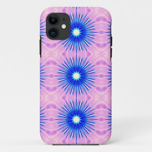3 blue flowers iPhone 11 case