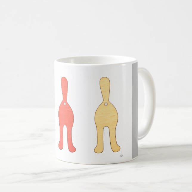 3 Boutons de chat #1 Mug de café (Devant droit)