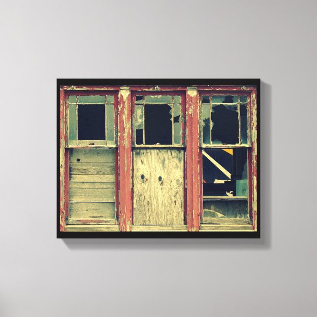 3 Broken Windows Canvas Print (Front)