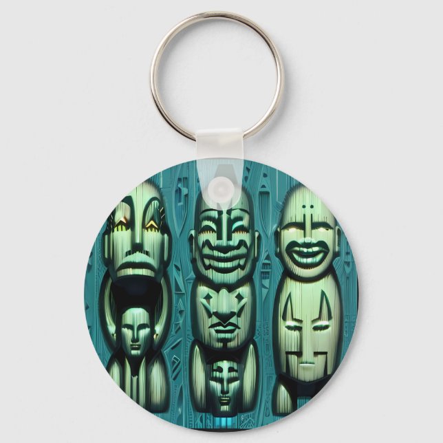 3 Cannibals Redux II Keychain (Front)