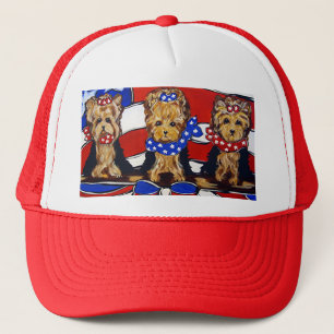 3 Casquettes Yorkies Mignonnes
