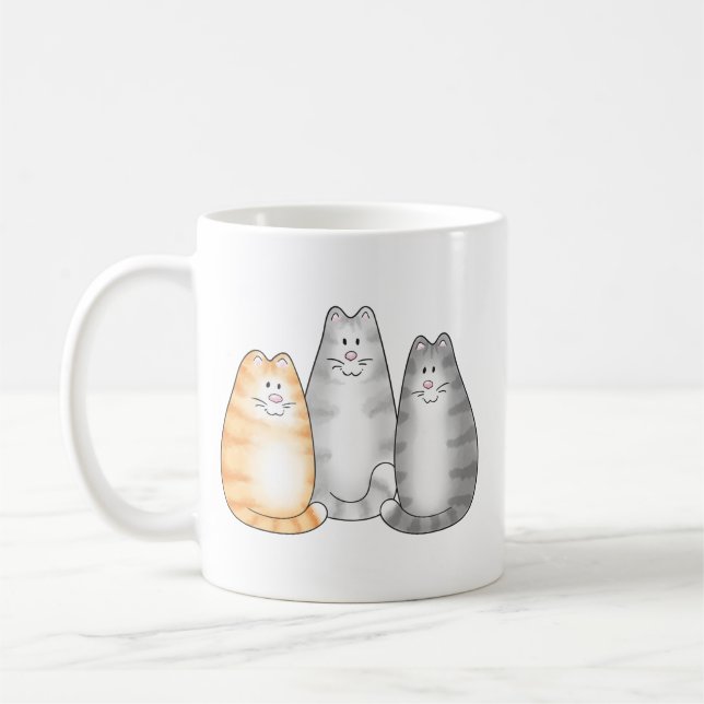 3 Cats Mug (Left)