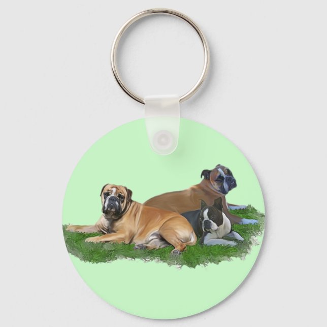 3 cherubs keychain (Front)