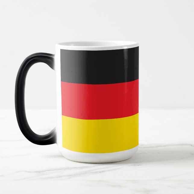 3 Colour Combination, Flag Magic Mug (Left)