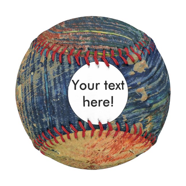 3 colours paint baseball (Front)