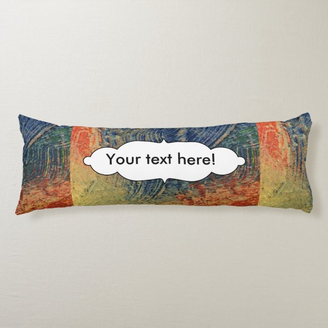 3 colours paint body pillow (Front)