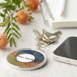 3 colours paint keychain