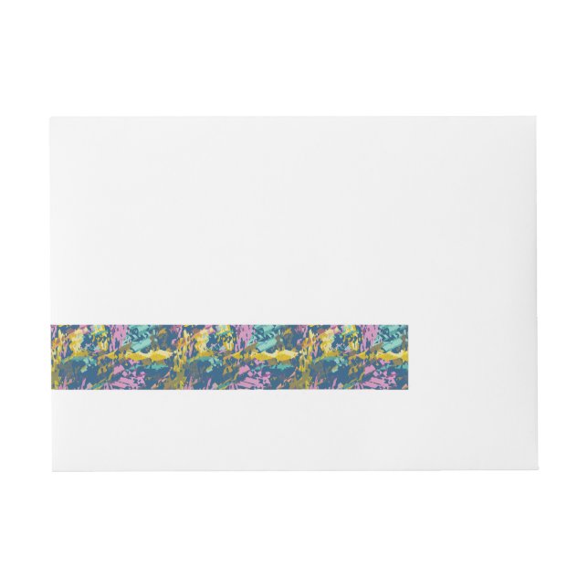 3 colours texture wraparound address label (Front)