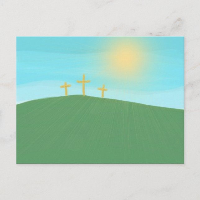 3 Crosses Postcard (Front)