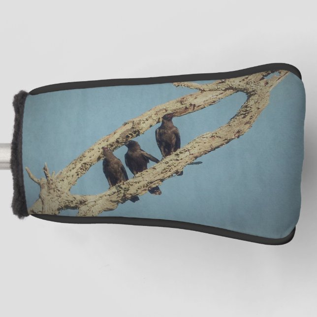3 Crows Golf Head Cover (Front)