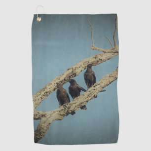 3 Crows Golf Towel