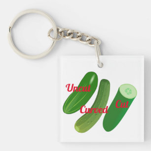 3 Cucumbers Thunder_Cove Keychain