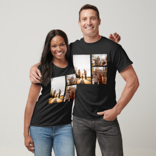 3 Custom Photo Collage Personalized T-Shirt