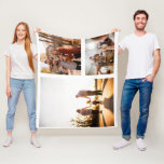 3 Custom Template Photo Collage Fleece Blanket<br><div class="desc">Introducing our personalized photo collage fleece blanket - the perfect way to snuggle up and relive your favourite memories! Whether it's a graduation, a family gathering, a trip with friends, or a special occasion, our high-quality blankets are the perfect way to add a personal touch to your home decor. Our...</div>
