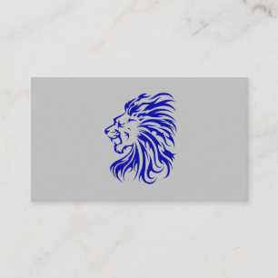 3.customizable lion the king of jungle,lion lover business card