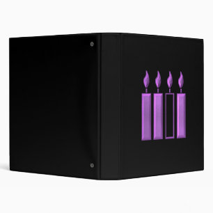 "3-D" Advent Wreath Candles Binder