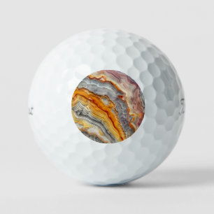 3 D Agate Golf Balls