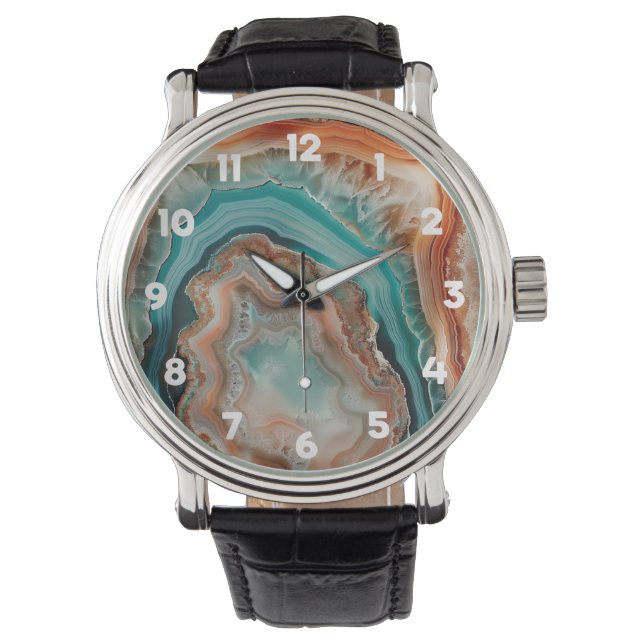 3 D Agate Watch (Front)