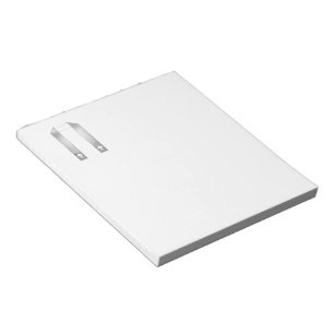 3-D Look Silver Priest's Stole Notepad