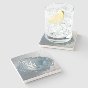 3-D Water Splash Stone Coaster