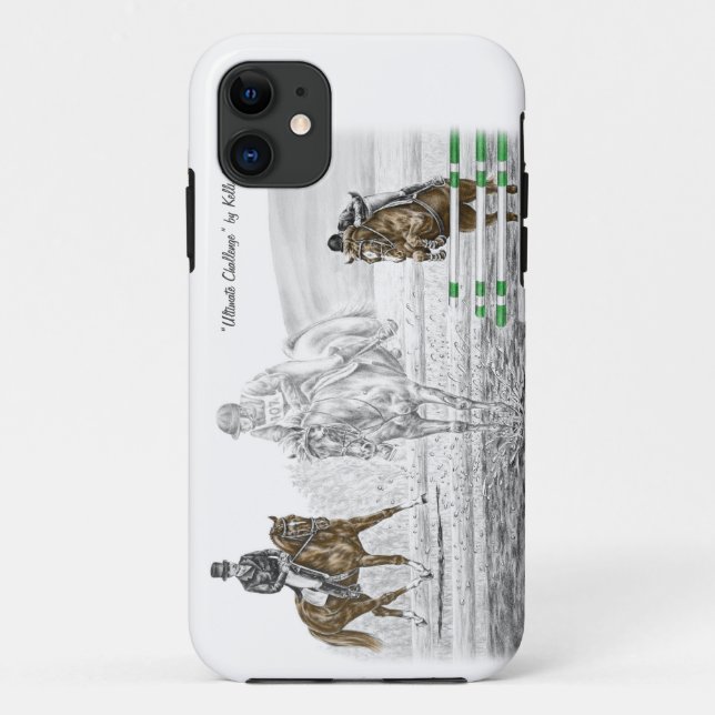 3-Day Eventing Horses Combined Training Case-Mate iPhone Case (Back)