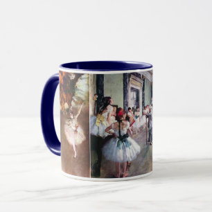 3 Different Ballet Ballerinas by Edgar Degas Mug