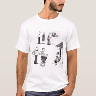 3 Different Control Concepts of People with Keyhol T-Shirt