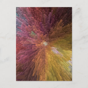 3 Dimensional Art Postcard
