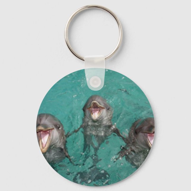 3 Dolphins Keychain (Front)