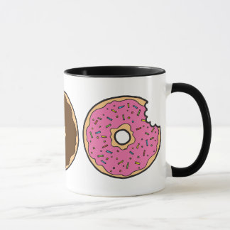 3 doughnuts mug