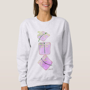 3 Dragonflies Abstract Art to Wear Sweatshirt