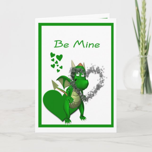 3. Dragons Need Valentines Too! Holiday Card (Front)