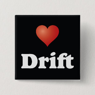 <3 Drift [Button] 2 Inch Square Button