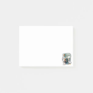 3 Ducks Howl At Moon Funny Weird Cursed Pekin Duck Post-it Notes