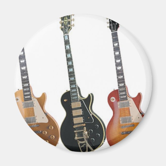 3 ELECTRIC GUITARS MAGNET (Front)
