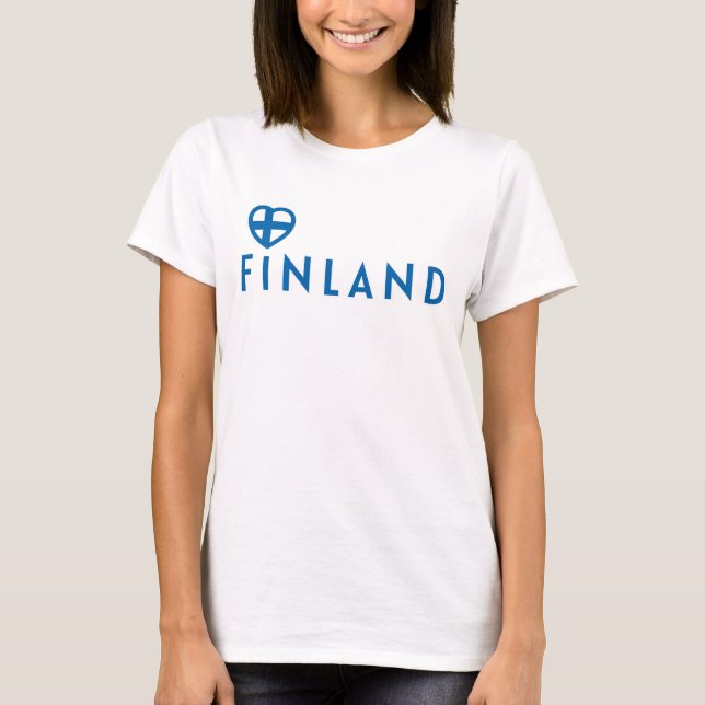 <3 Finland t-paita T-Shirt (Front)