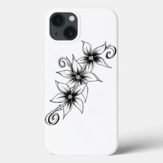 3 Flowers iPhone 13 Case