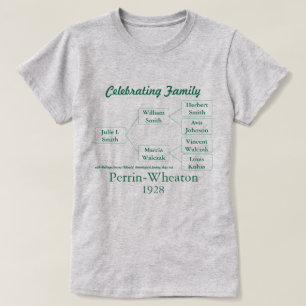 3-Gen and Group Name Celebrating Family T-Shirt