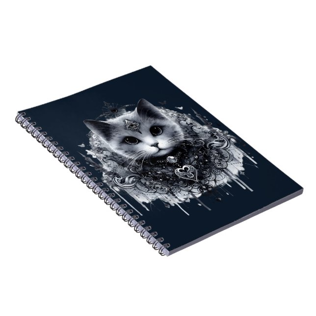 #3 Gothic Cat Notebook (Right Side)