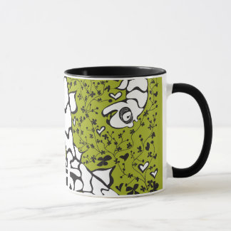 3 Headed Monster large coffee mug