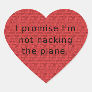 <3 I promise no h4x <3 Heart Sticker