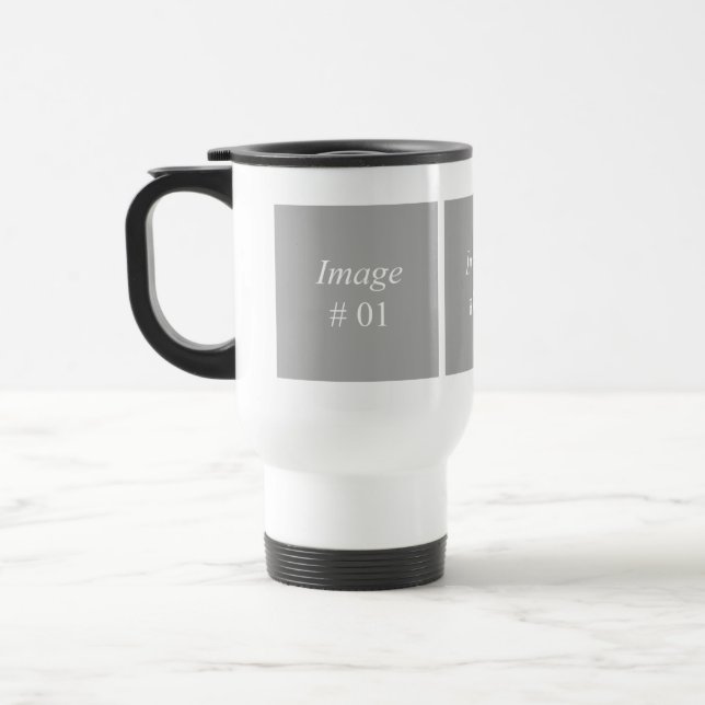 3 image photo collection template travel mug (Left)